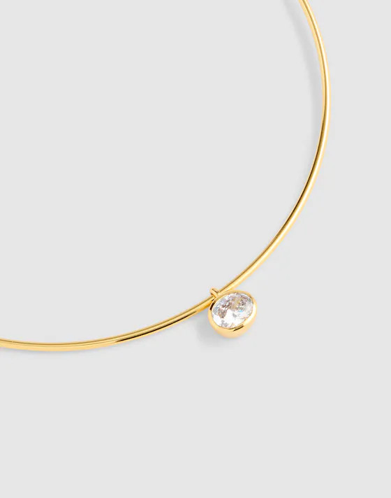 Crystal Wire Choker Necklace | Madewell
