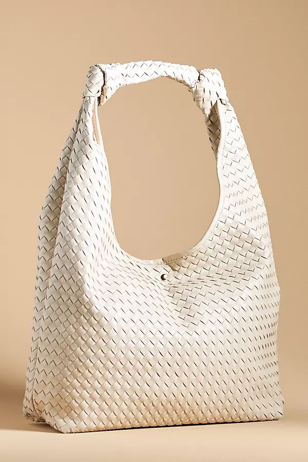 The Love Knot Faux Leather Bag: Woven Edition | Anthropologie (US)