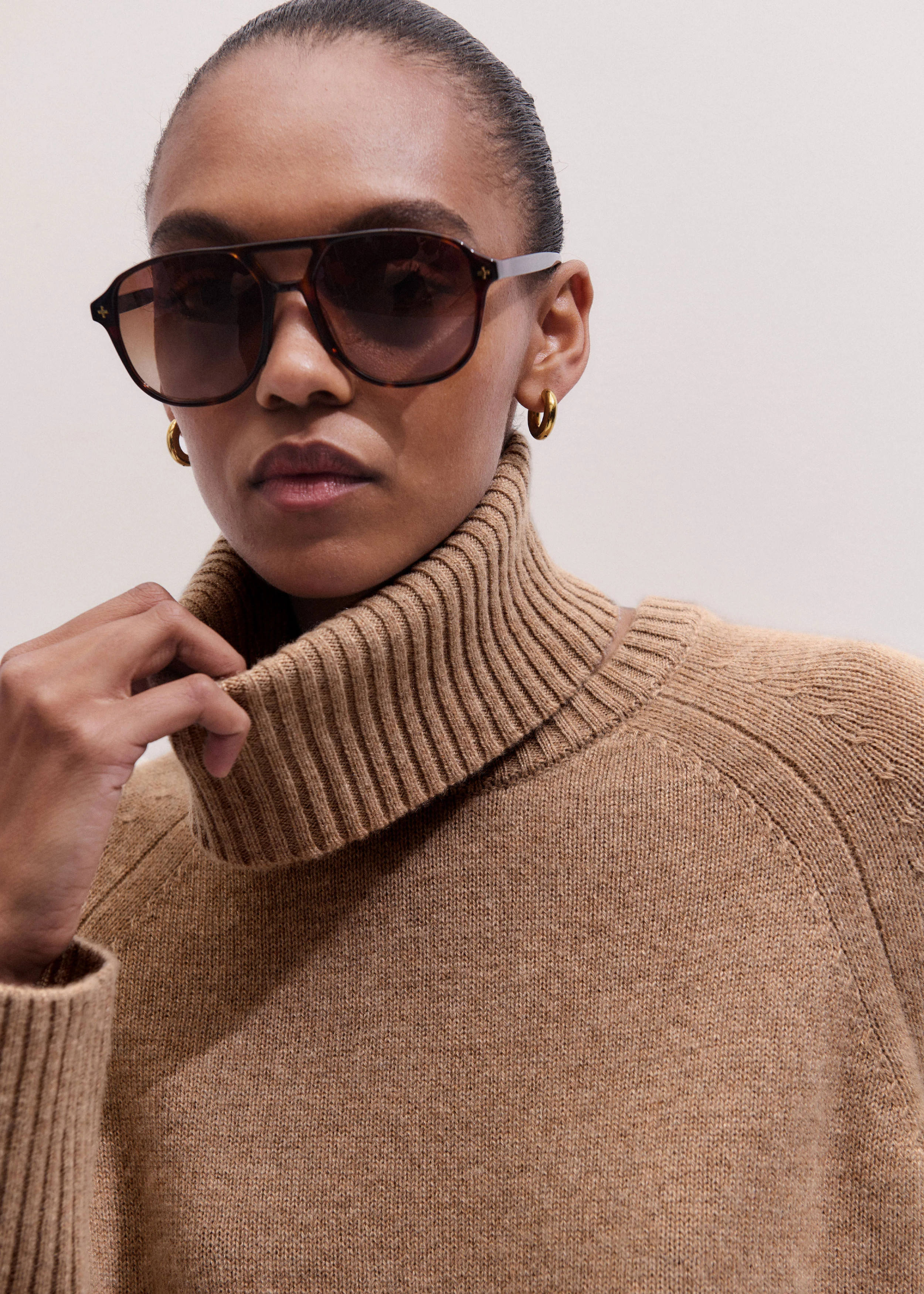 Raglan Jumper + Snood Cashmere | ME+EM Global (Excluding US)