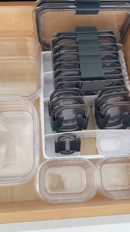 Amazon food storage containers lid organizer for your kitchen drawers or kitchen cabinets. This lid organizer keeps my food storage containers so organized. 

I've been using these Rubbermaid food storage containers for years and love them. They are BPA free, air tight, leak proof, light weight and stackable. I have the plastic set but they also come in glass. 


#LTKVideo #LTKhome #LTKfindsunder50