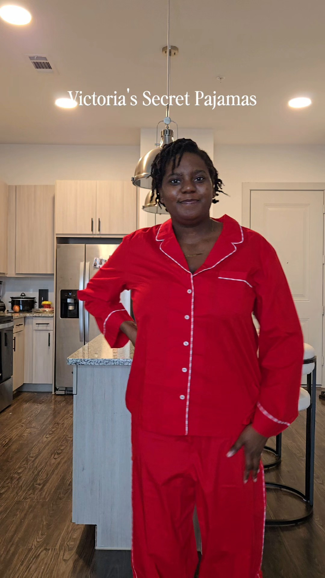 Cute Womens Pajamas from Victorias Secret in Size Large.The red set of pajamas are cotton and the second pink and green pajama set is flannel material. I like both of them but the flannel one is softer.

#LTKHoliday #LTKselfcare #LTKgrwm