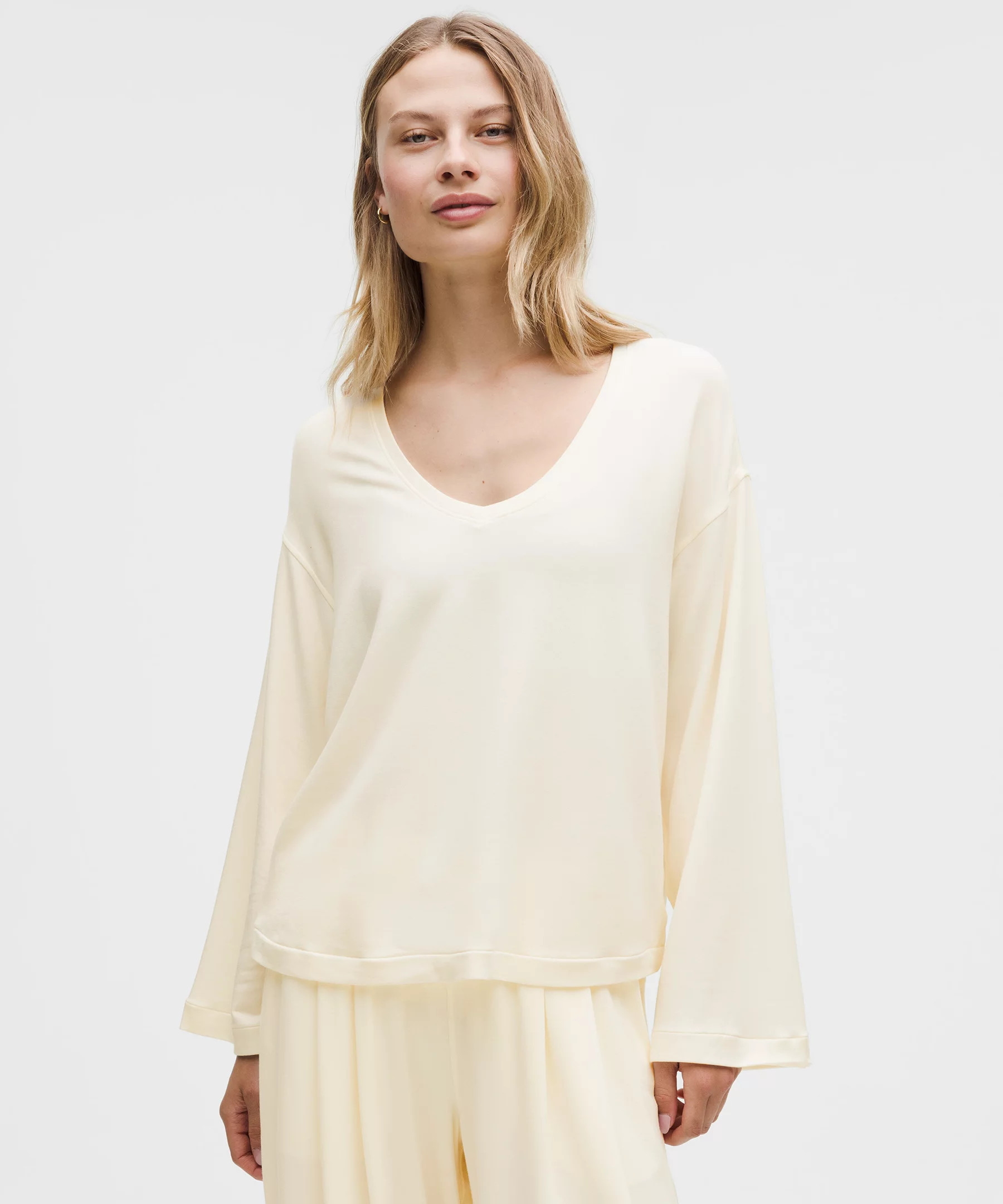 BeCalm V-Neck Bell Sleeve Shirt | Lululemon (US)