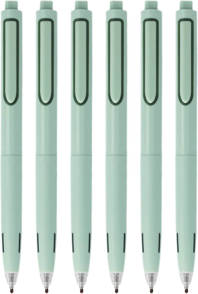 OBE WISEUS Silent Retractable Pens,Quick Dry Non Smudge Black Ink,Extra Fine 0.5 Point Smooth Wri... | Amazon (US)