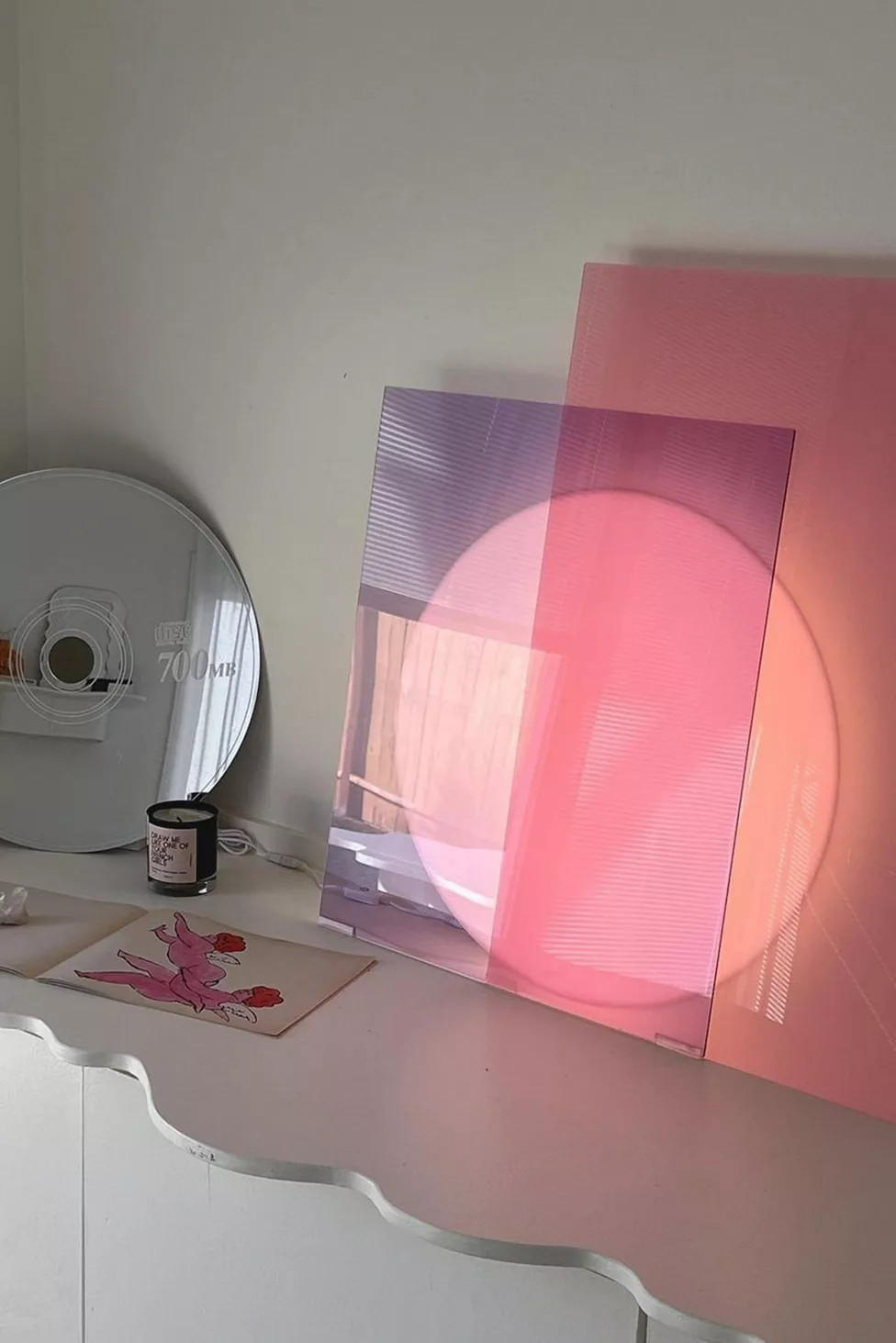 Echo Neon Lune Floor Lamp | Urban Outfitters (US and RoW)