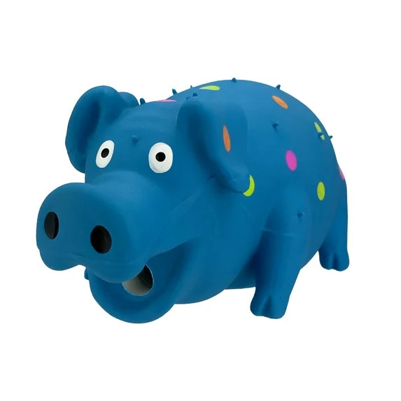 Vibrant Life Pigglesworth Latex Dog Toy, Blue - Walmart.com | Walmart (US)
