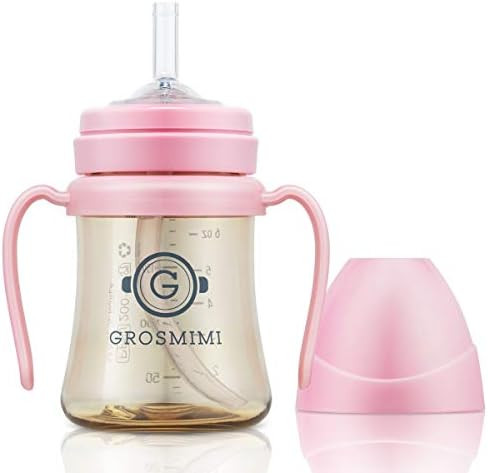 Grosmimi Spill Proof no Spill Magic Sippy Cup with Straw with Handle for Baby and Toddlers, Custo... | Amazon (US)