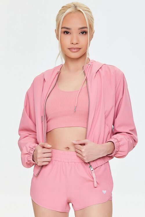 Active Hooded Zip-Up Jacket | Forever 21 (US)