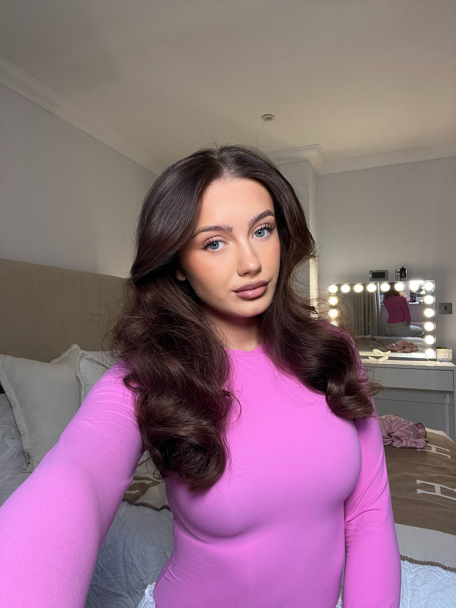 Skims pink long sleeve top 🩷 Asos, Pink Top options 

 #LTKFashionMonth #LTKuk #LTKeurope