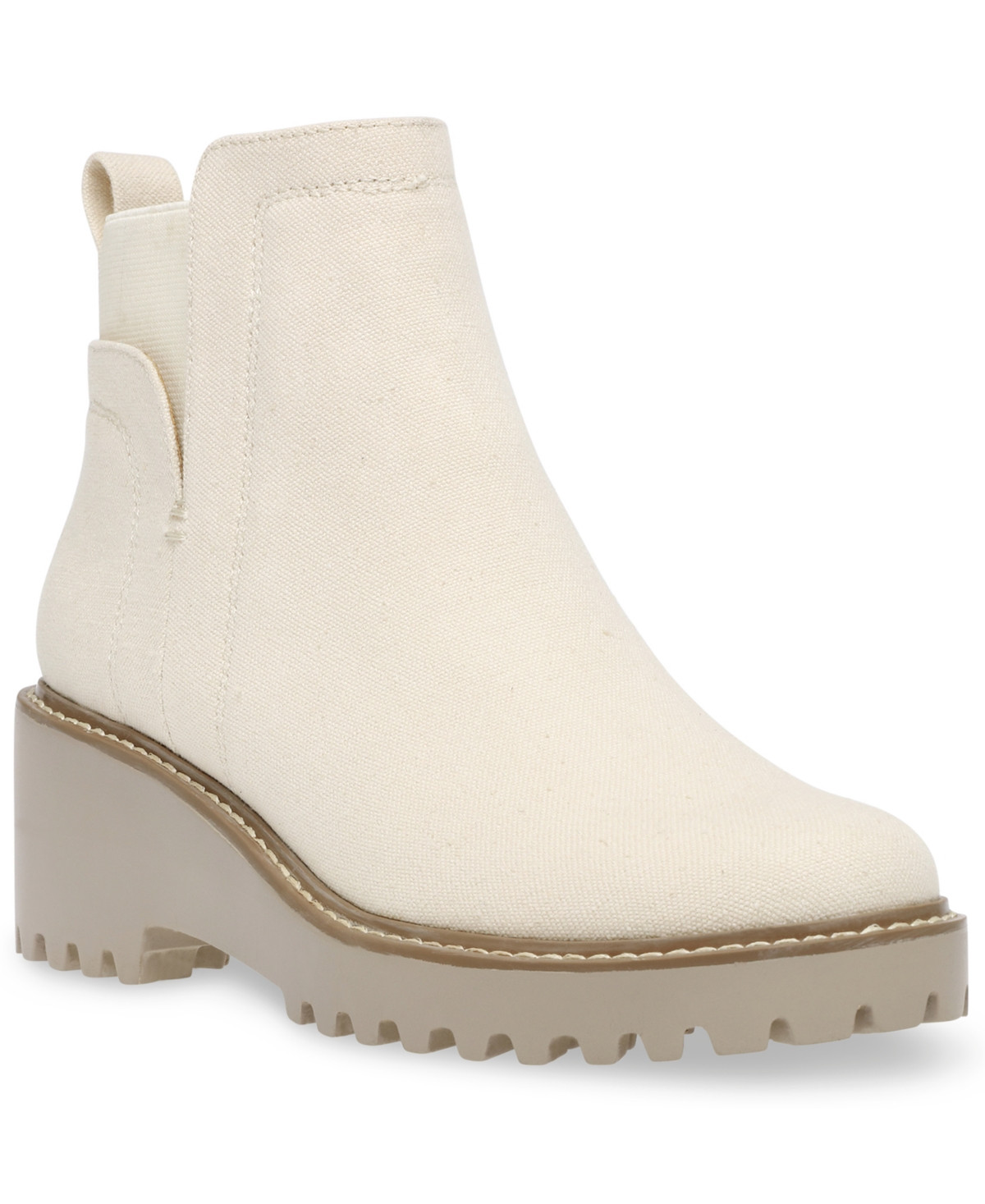 Dv Dolce Vita Rielle Wedge Lug Chelsea Booties Women's Shoes | Macys (US)