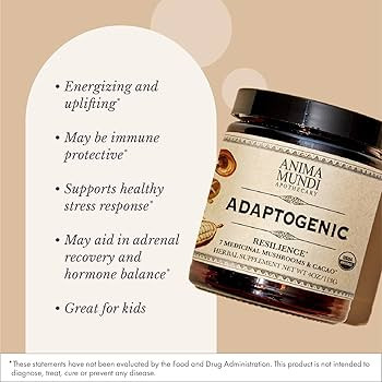 Anima Mundi Adaptogenic Resilience Powder - Organic Mushroom Superfood Powder - Organic Immune Su... | Amazon (US)
