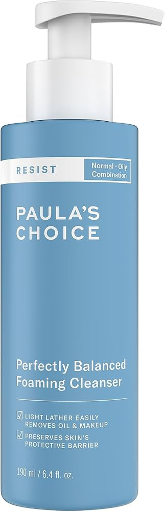 Paula's Choice RESIST Perfectly Balanced Foaming Cleanser, Hyaluronic Acid & Aloe, Anti-Aging Fac... | Amazon (US)