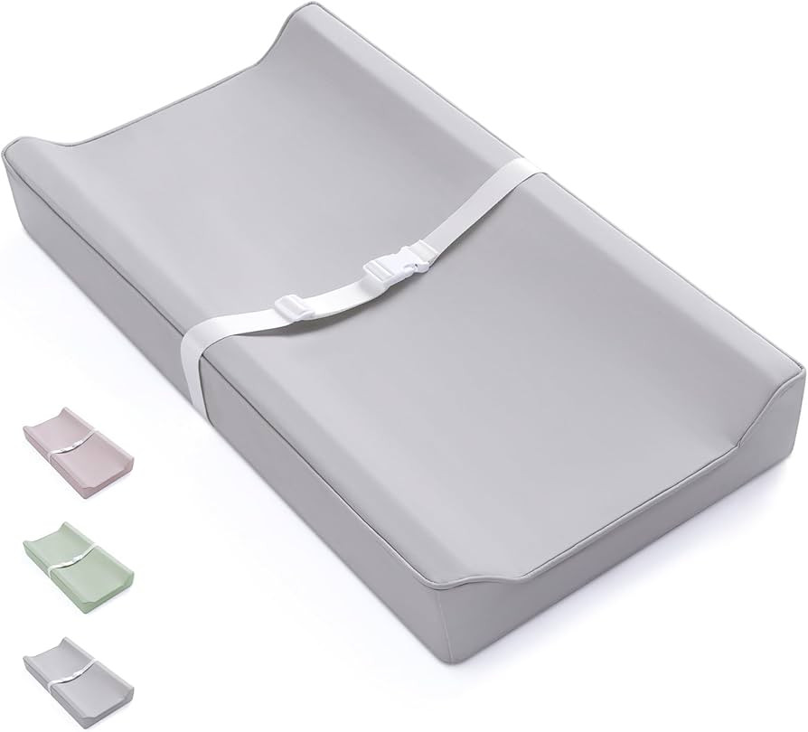 Blissful Diary Vegan Leather Baby Changing Pad with Waterproof & Wipe-Clean PU Cover, Standard Si... | Amazon (US)