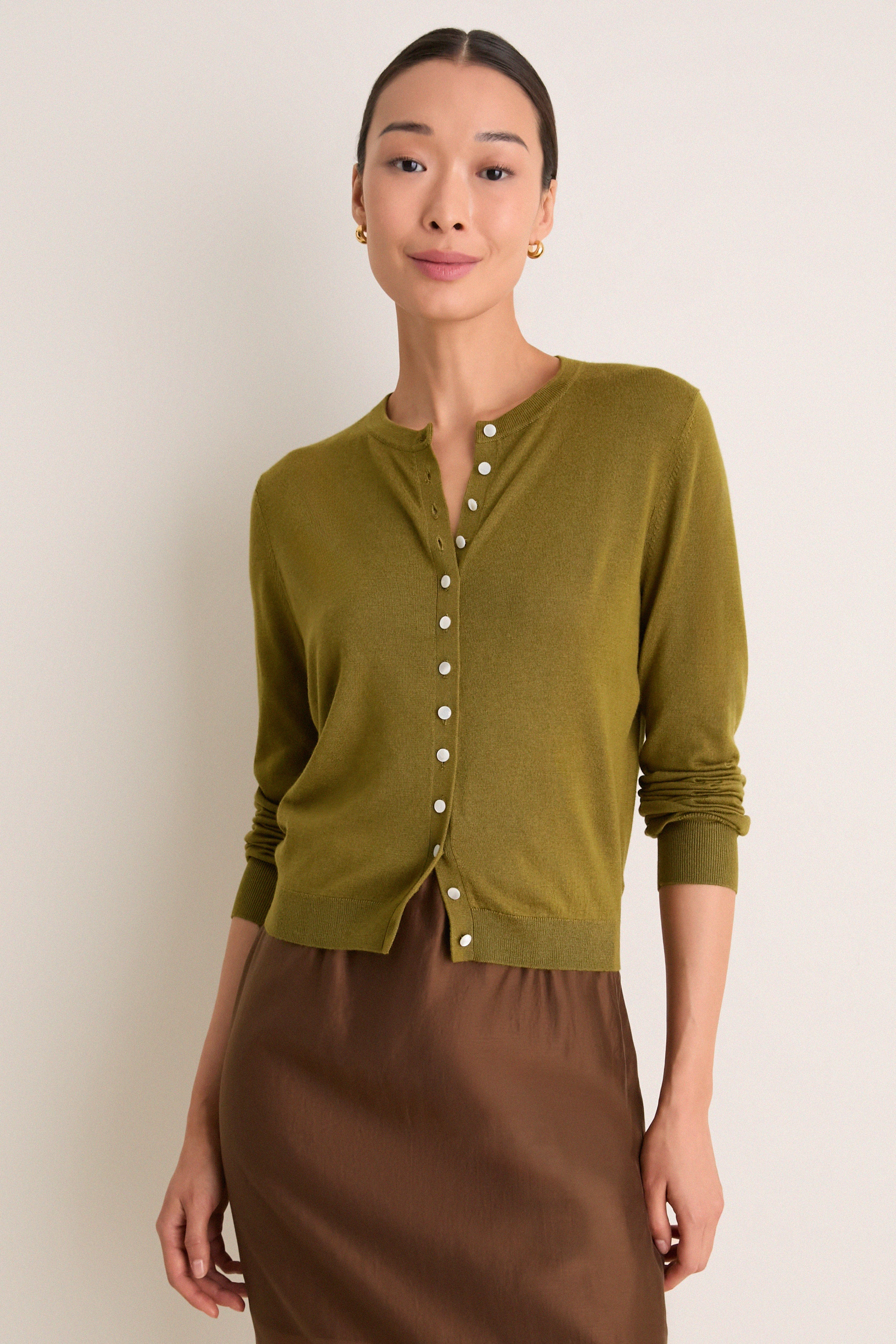 Cyprus Cashmere Silk Spencer Cardigan | Tuckernuck (US)