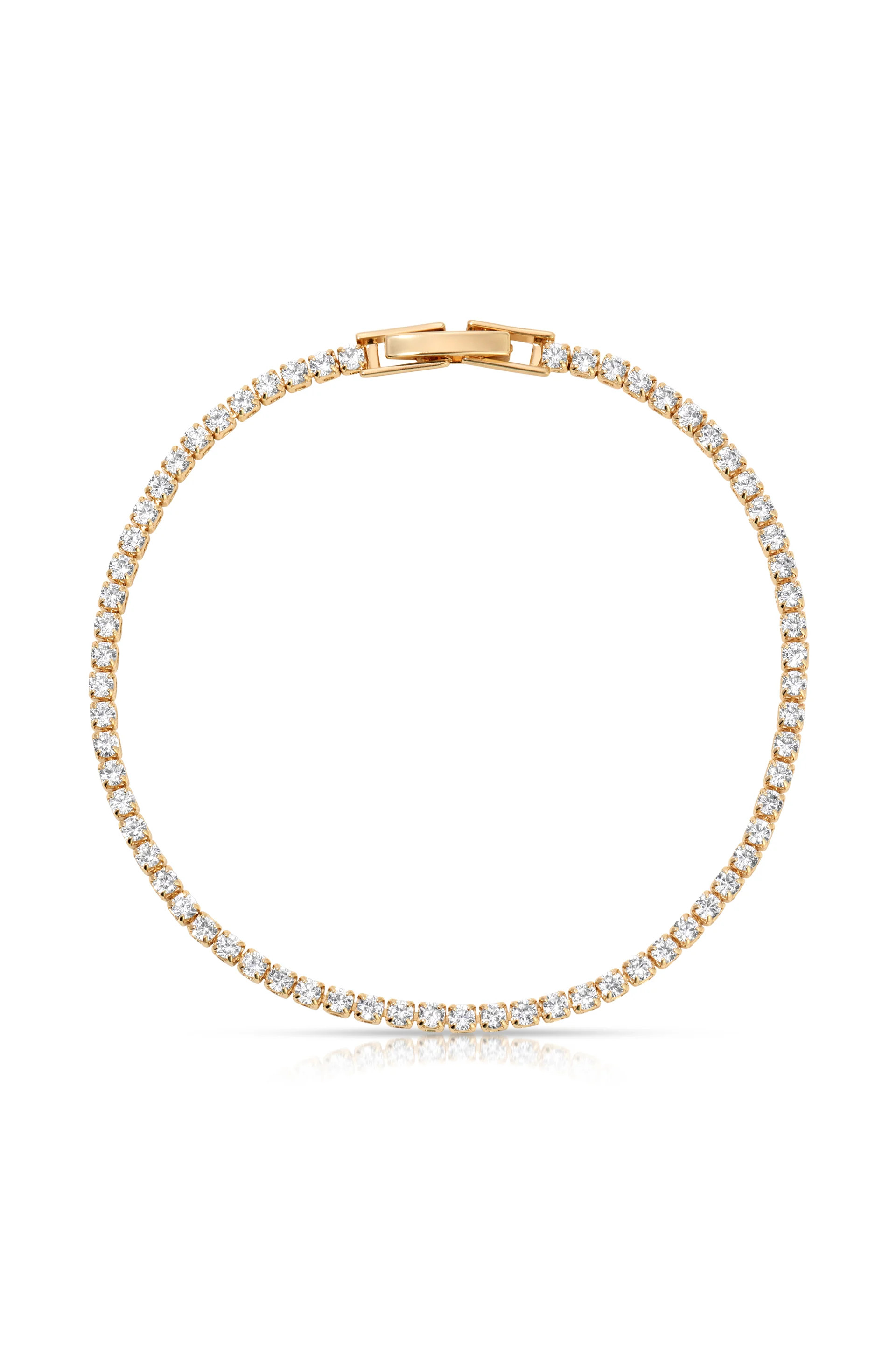 Minimalist Crystal Tennis Bracelet | Ettika