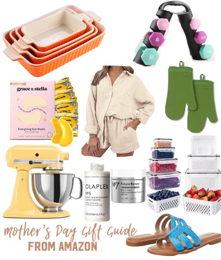 Mother’s Day gift guide from Amazon! Shop all your Mother’s Day gifts on Amazon! Kitchenaid mixer, casserole dishes, two piece linen set, sandals, face cream, weights, kitchen organizers and more! 

#LTKGiftGuide
