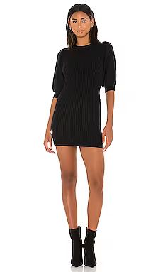 Lovers + Friends Alyssa Mini Dress in Black from Revolve.com | Revolve Clothing (Global)