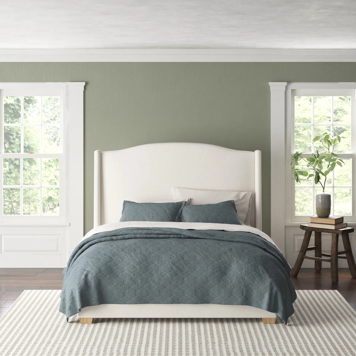 Birch Lane\u2122 Allis Wingback Platform Bed & Reviews | Birch Lane | Birch Lane