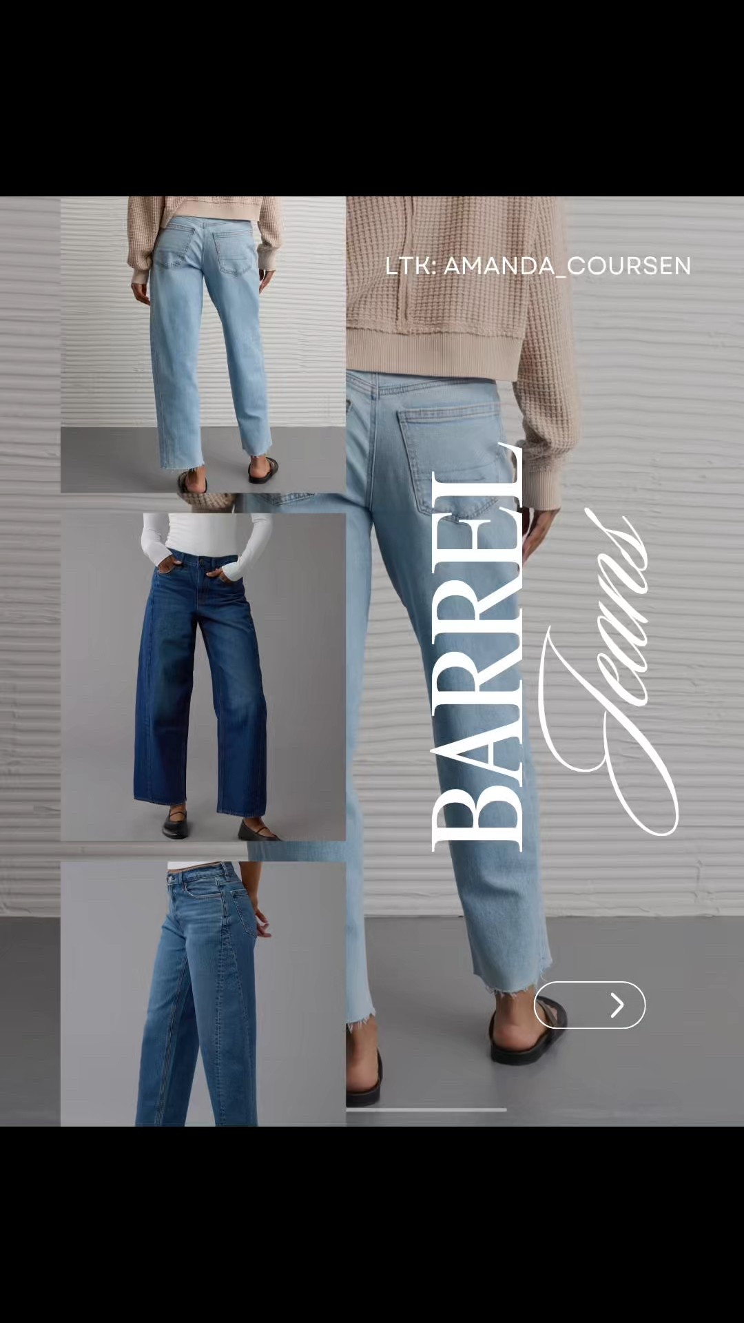 Barrel jeans are the denim trend of the season 🤍 Rounded leg, relaxed fit, and effortlessly chic — I pulled my favorites from all the best brands so you can shop your perfect pair!

Reminder: when ordering any jeans with stretch, you might consider sizing down  

#BarrelJeans #LTKFallFashion #LTKDenim #LTKFinds #DenimTrends #LTKStyle #OOTDinspo


#LTKMidsize #LTKStyleTip #LTKFindsUnder50