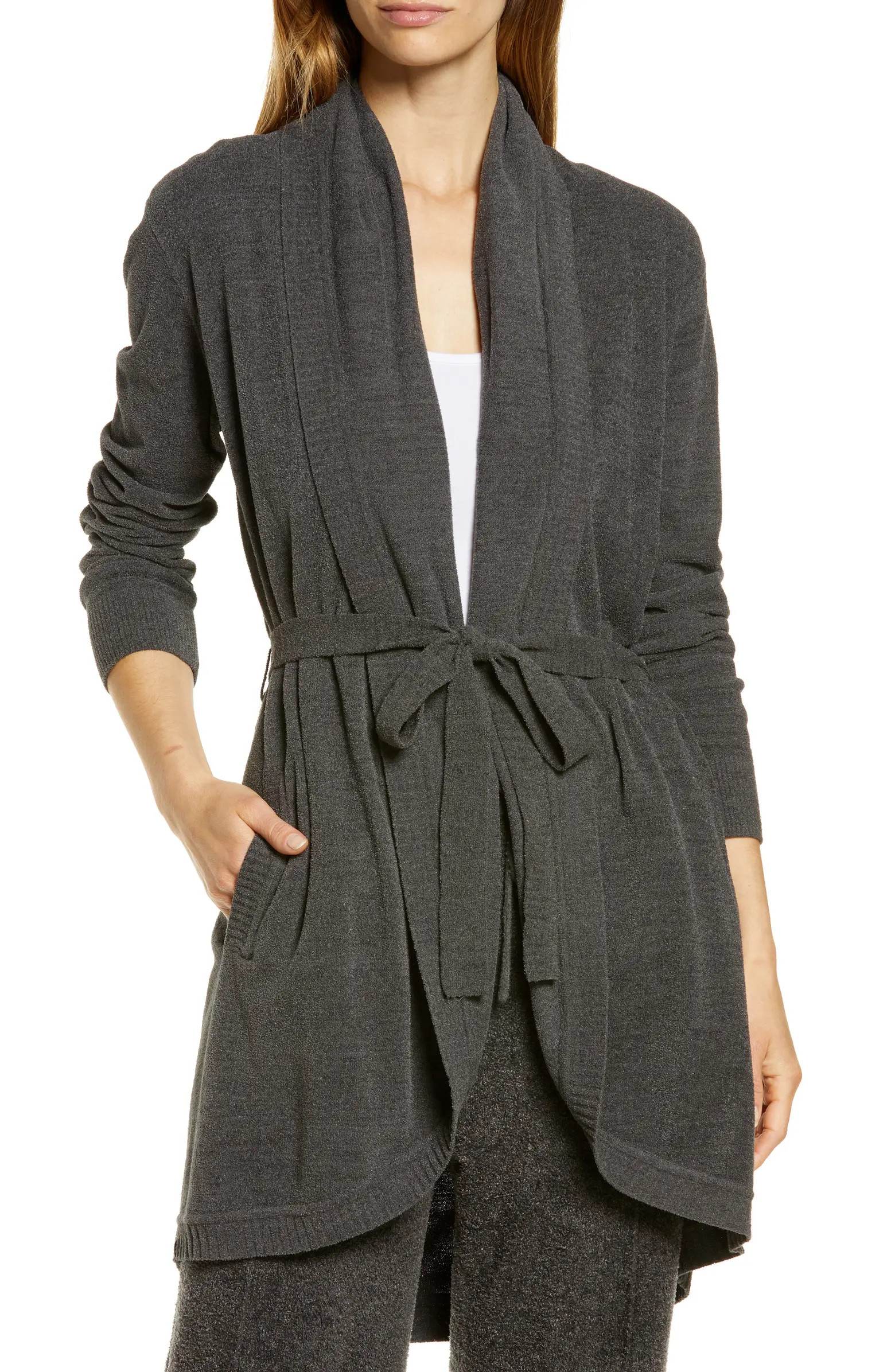 Barefoot Dreams® Longline Shawl Collar Cardigan | Nordstrom | Nordstrom Canada