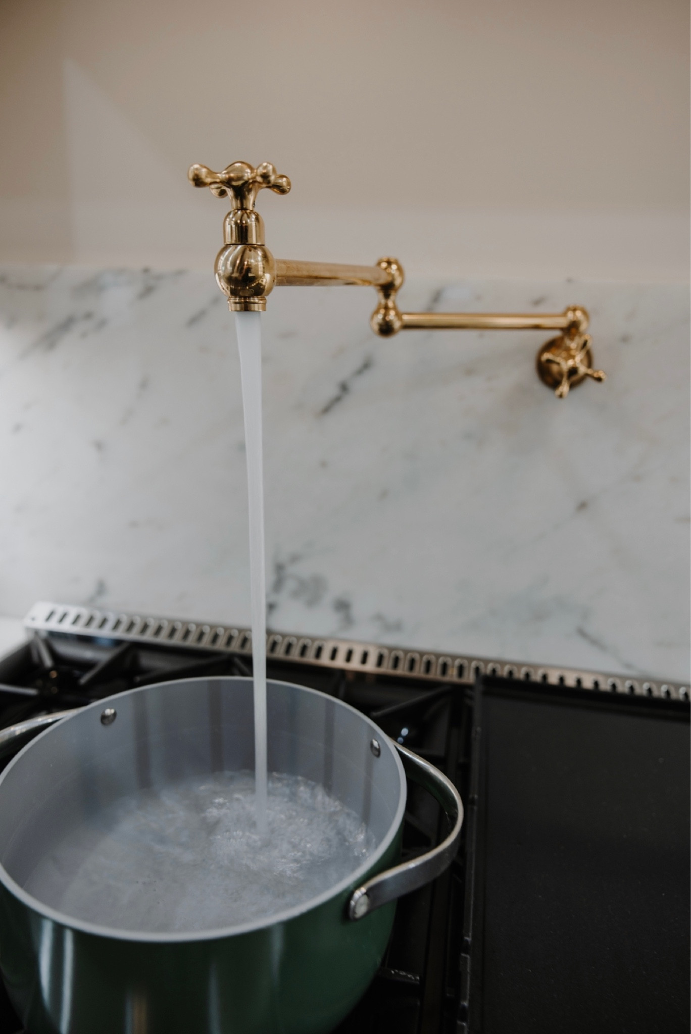 Unlacquered brass pot filler

#LTKhome #LTKFind