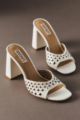 Badgley Mischka Omni Block Heel Heart Sandals | Anthropologie (US)