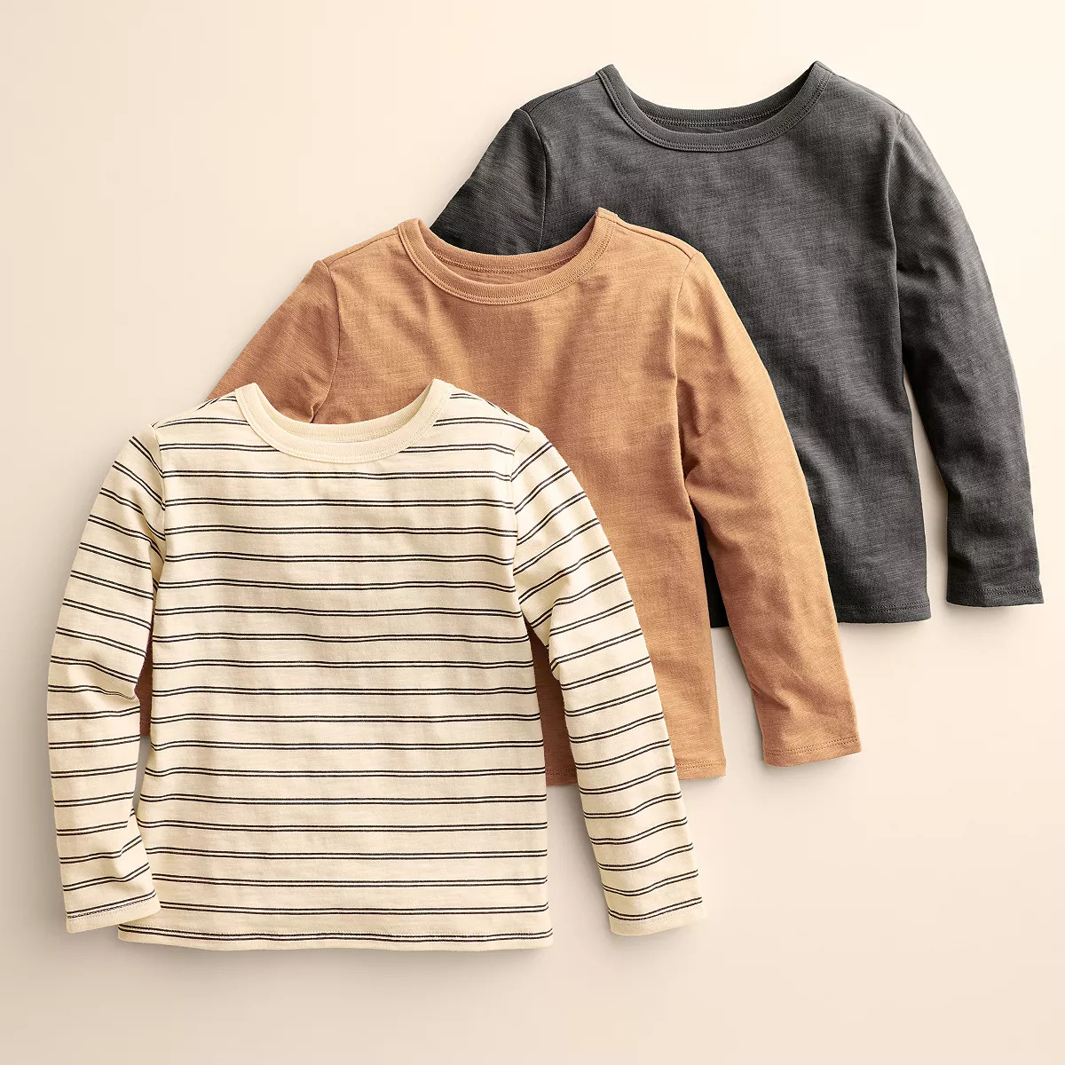 Baby & Toddler Little Co. by Lauren Conrad Organic 3-Pack Long Sleeve Tees | Kohl's