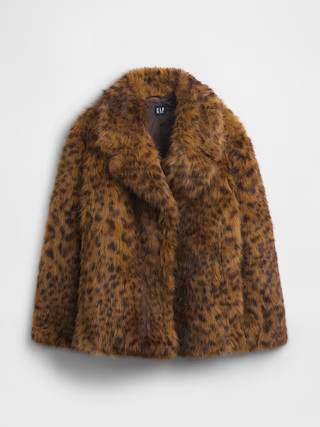 Leopard Faux Fur Coat | Gap (US)