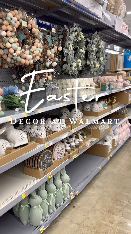 New Easter Decor at Walmart!