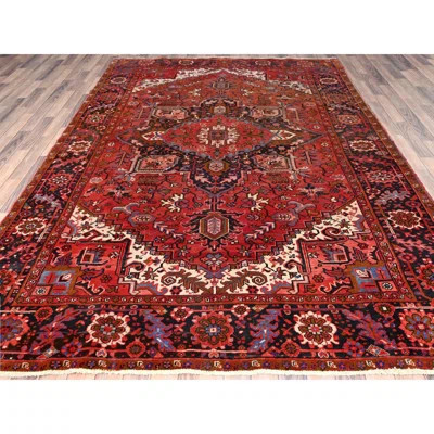 Zohara One-of-a-Kind 7'5" X 10'10" 1960s Wool Area Rug Red | Wayfair North America