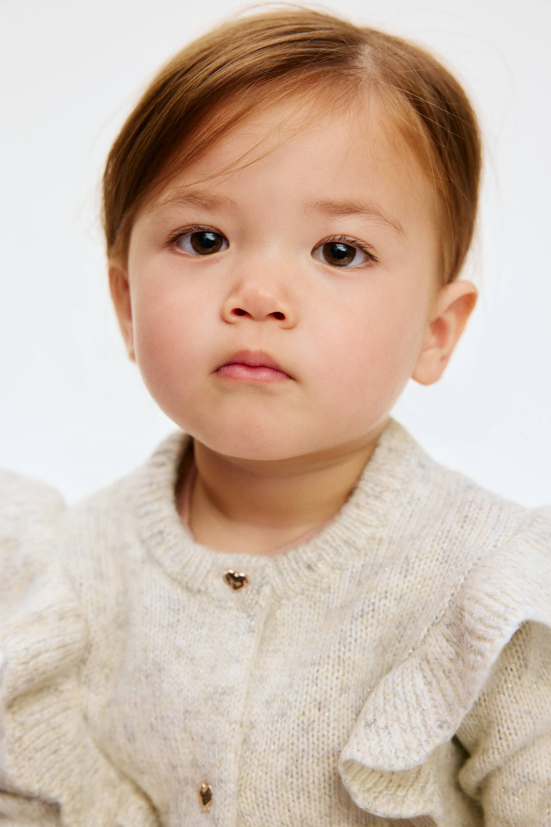 Flounce-Trimmed Cardigan | H&M (US + CA)