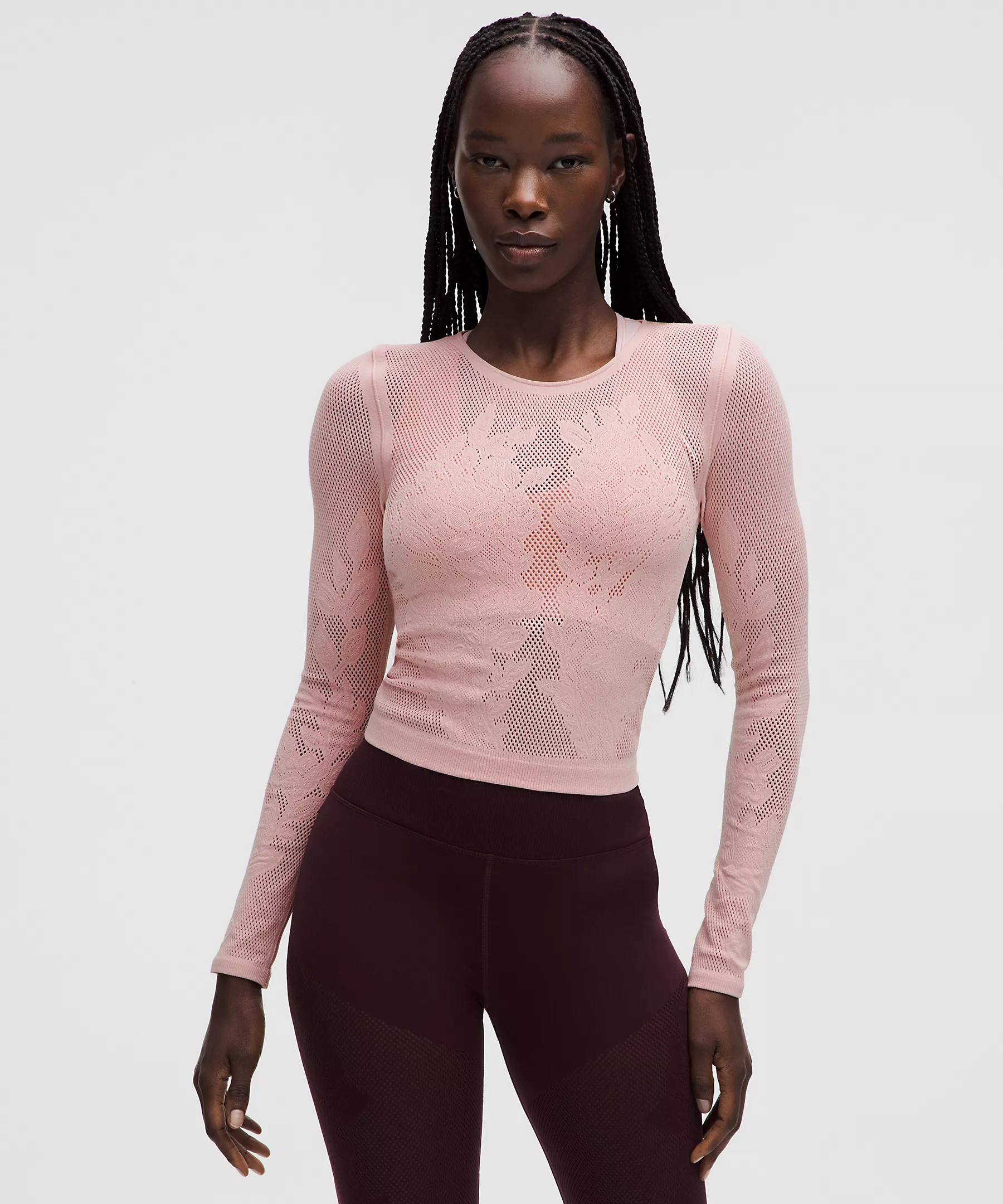 RevealKnit Floral Long-Sleeve Shirt | Lululemon (US)