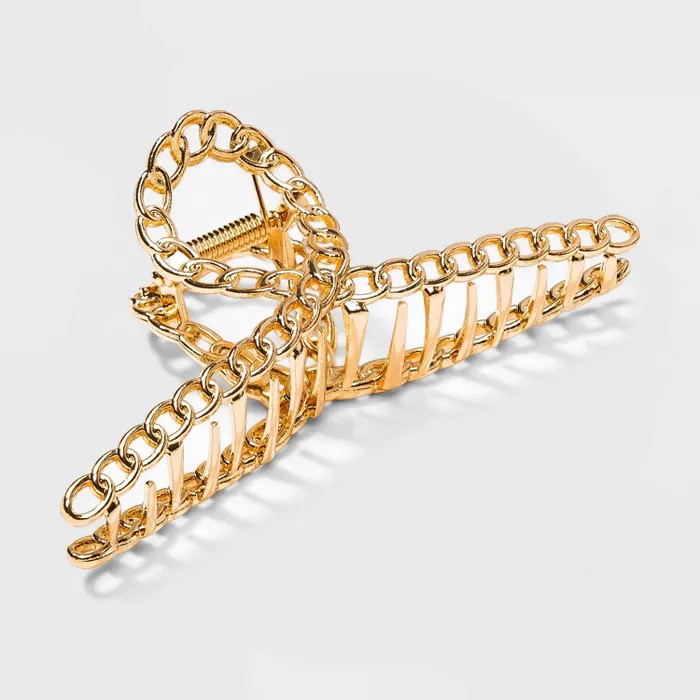 Chain Claw Clip - A New Day™ Gold | Target