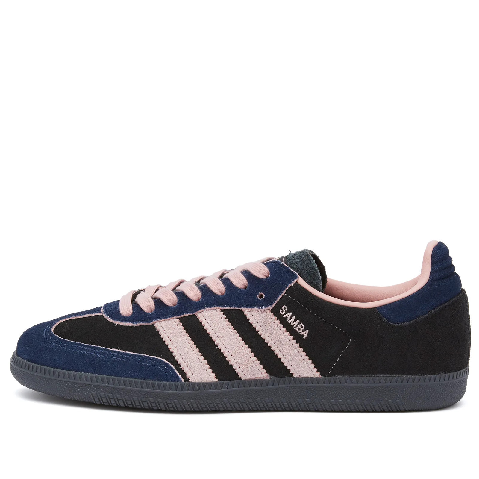 Adidas Women's Samba OG W Sneaker in Black/Wonder Mauve/Night Indigo, Size UK 4 | END. Clothing