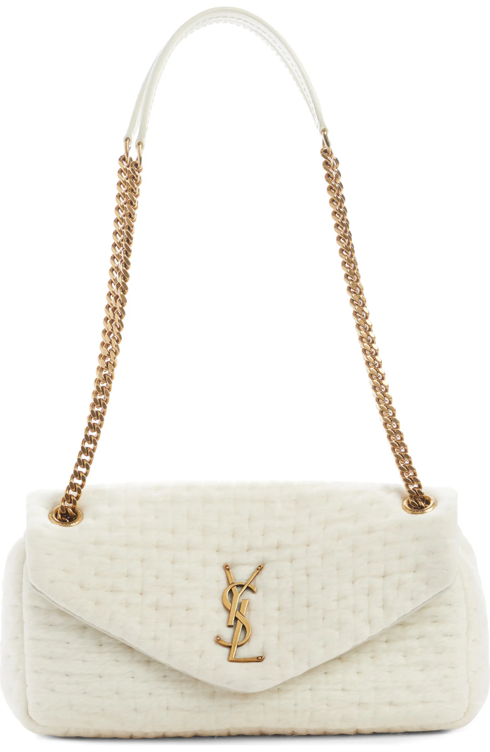 Saint Laurent Small Lou Organza Puffer Shoulder Bag | Nordstrom | Nordstrom