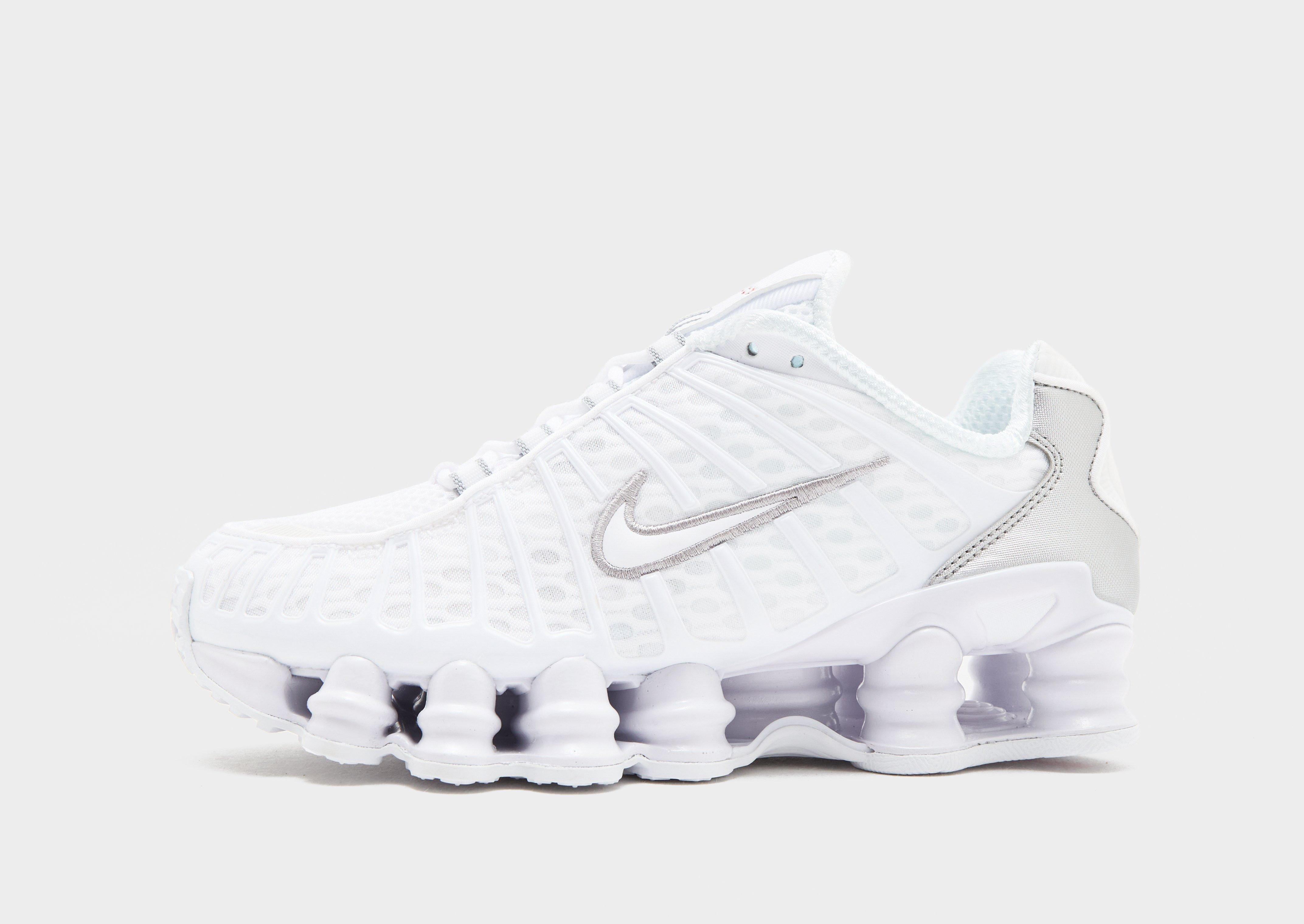 White Nike Shox TL Junior | JD Sports UK | JD Sports (UK)