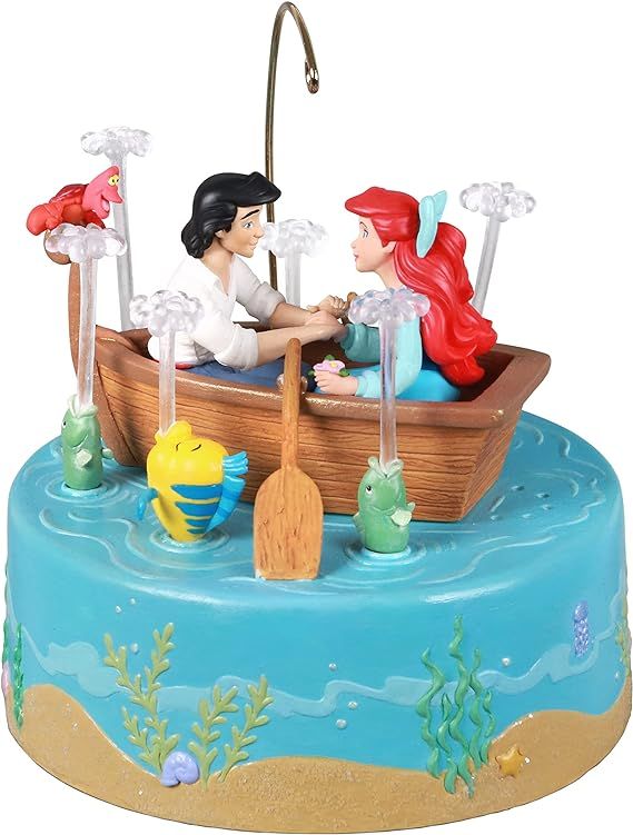 Hallmark Keepsake Christmas Ornament 2021, Disney The Little Mermaid Kiss The Girl, Musical with ... | Amazon (US)