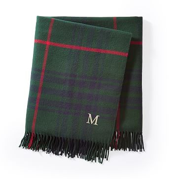 Italian Plaid Throw Blanket | Mark and Graham