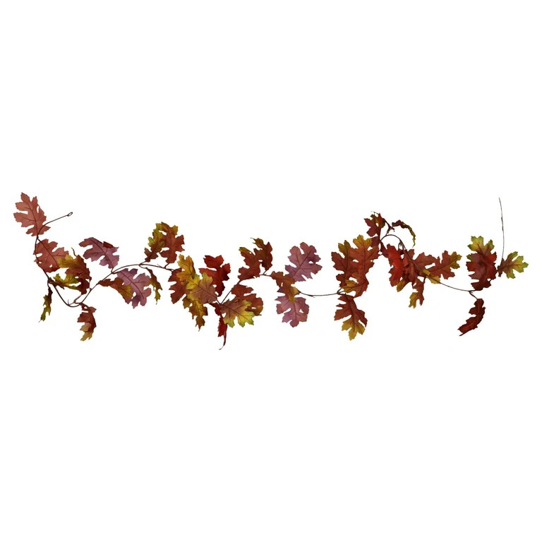Oak Leaves Garland, Yellow and Orange, 6', Fall by Way To Celebrate | Walmart (US)