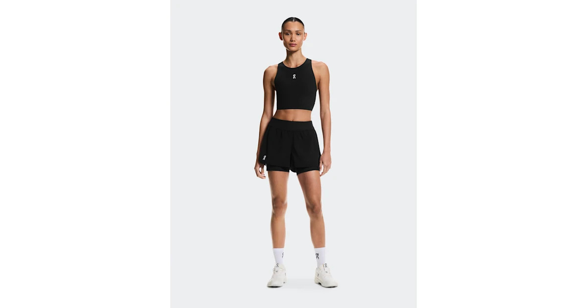 Women's Court Crop Top Black | On.com (US)