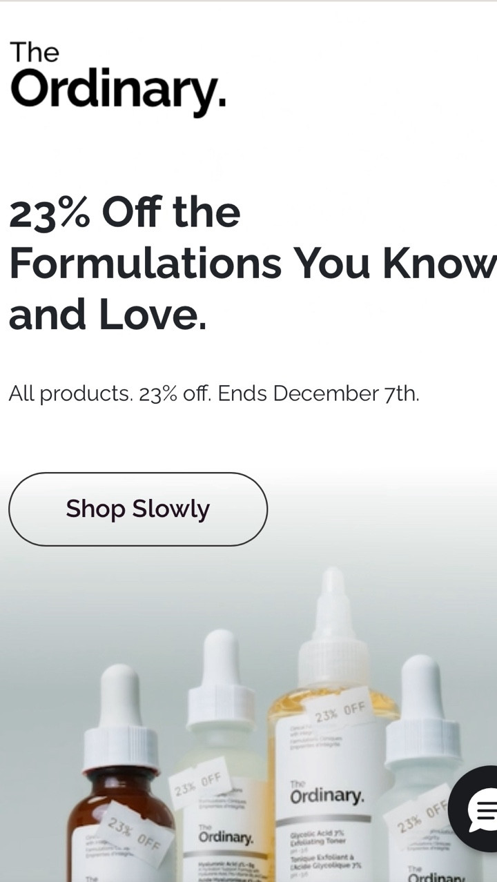 The best time of the year to stock up on all your @theordinary faves is back! Here’s a glimpse into my cart, what’s in yours?