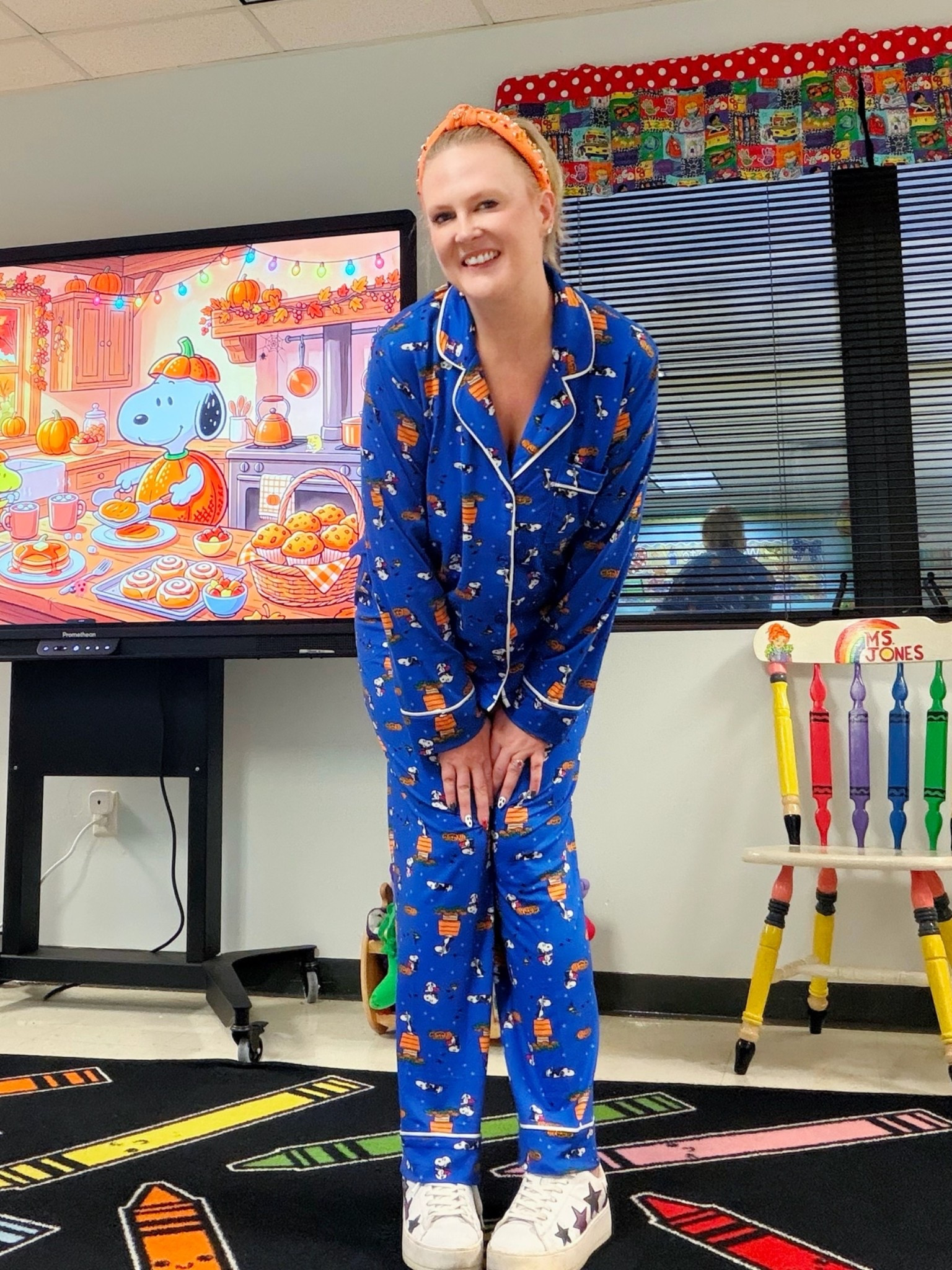 School days are better in PJs! 🤗🎃🧡