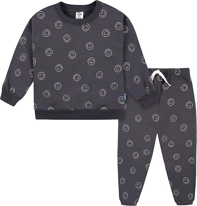 Gerber Baby & Toddler Boys' 2-Piece Fleece Sweatshirt and Jogger Set | Amazon (US)
