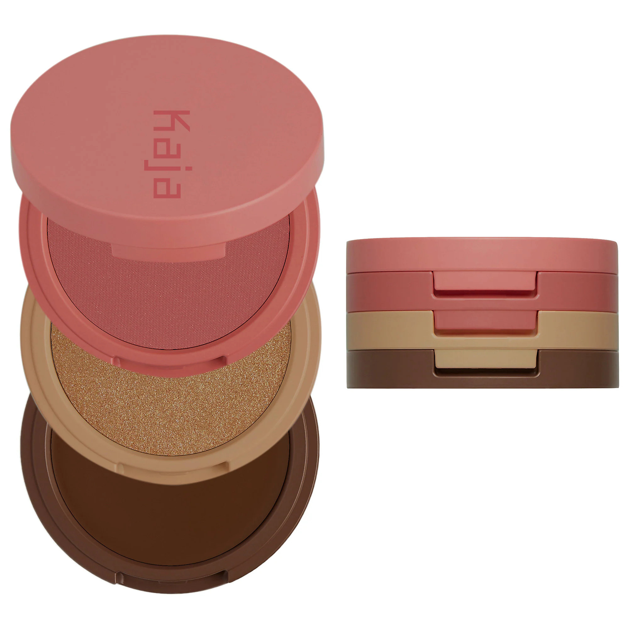 Kaja Face Bento Cream Bronzer, Powder Blush & Highlighter Sculpting Trio 03 Mochamallow | Sephora (US)