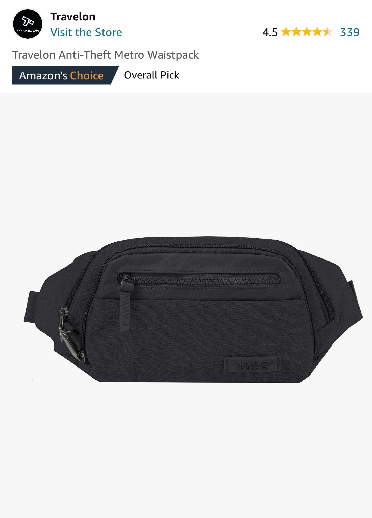 ANTI-theft Fanny Pack 

#LTKTravel