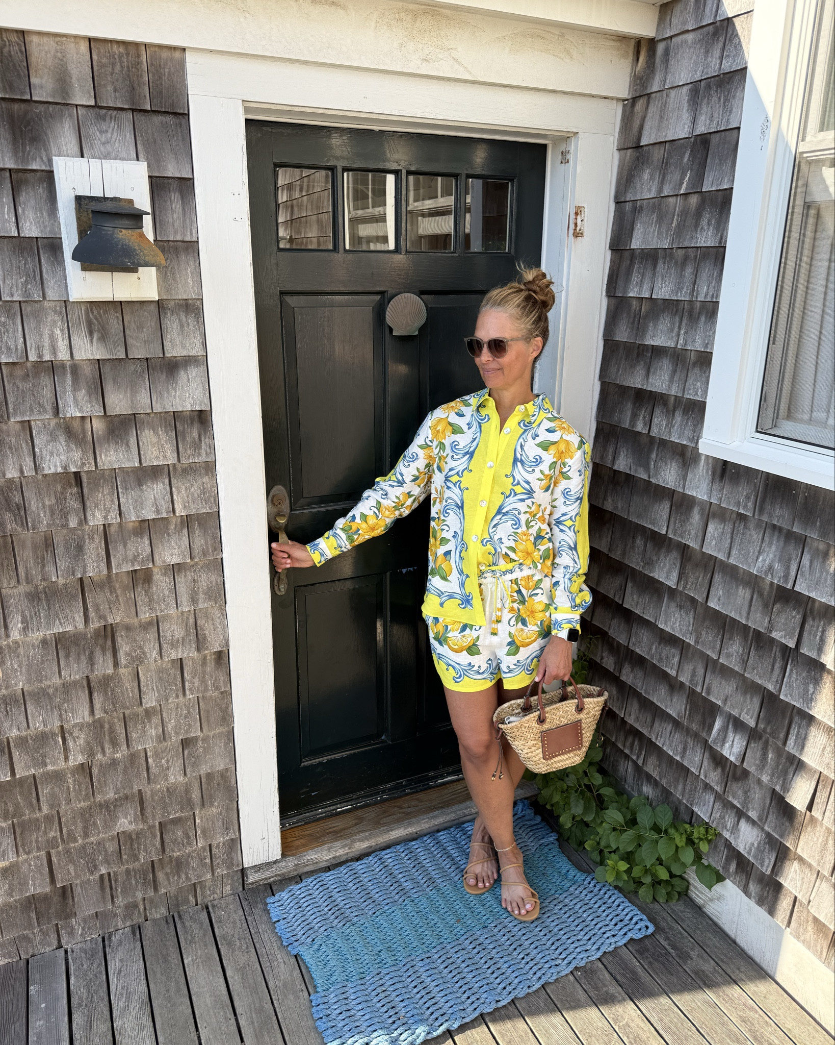 Martha’s Vineyard meets Farm Rio Lemon 🍋 Drop outfit!  Love the feel and look 👀 

#LTKTravel #LTKStyleTip #LTKOver40