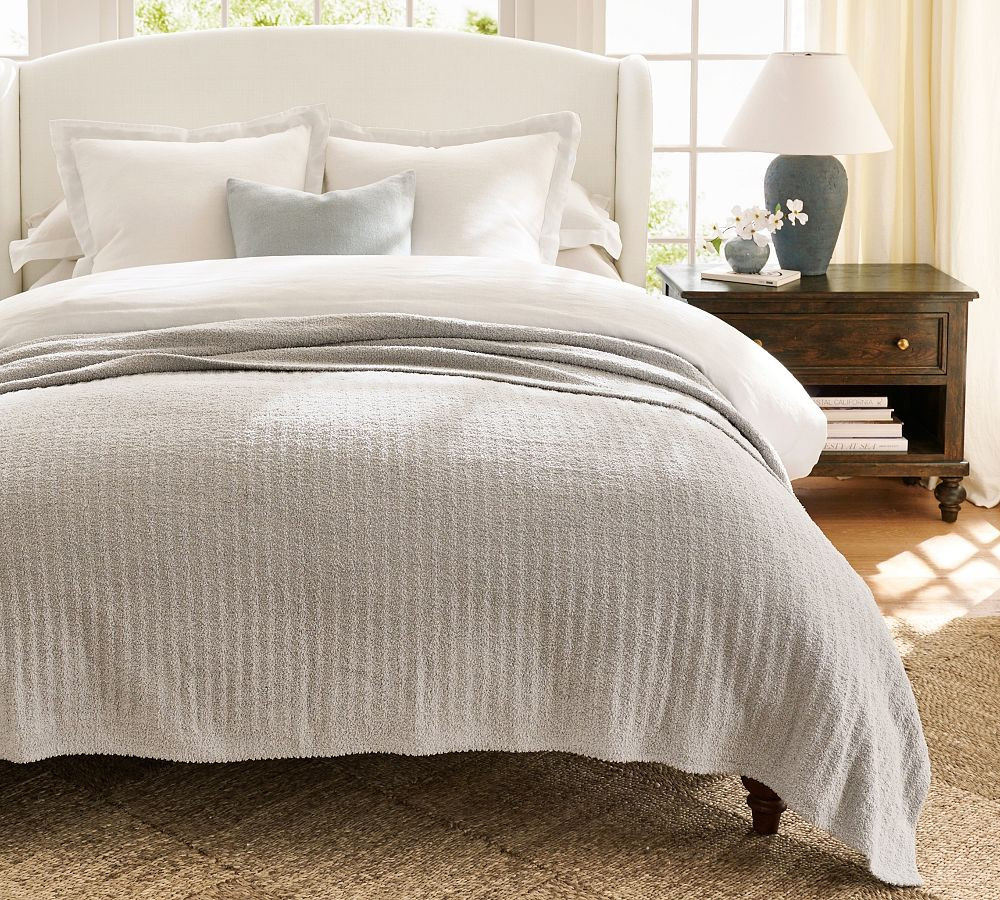 Cozy Ribbed Blanket | Pottery Barn (US)