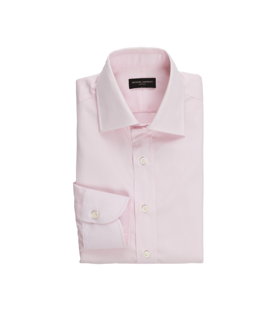 Light Pink Poplin Dress Shirt | He Spoke Style