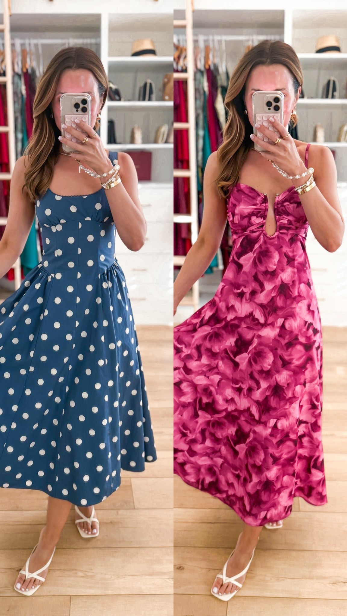 New bra-free dresses on sale with code DENIMAF! Wearing XXS petite in both. Wedding guest dress. Baby shower dress. Wedding shower dress. Spring dress. Summer dress. Resort.L wear. Resort outfit. 

#LTKTravel #LTKPetite #LTKWedding