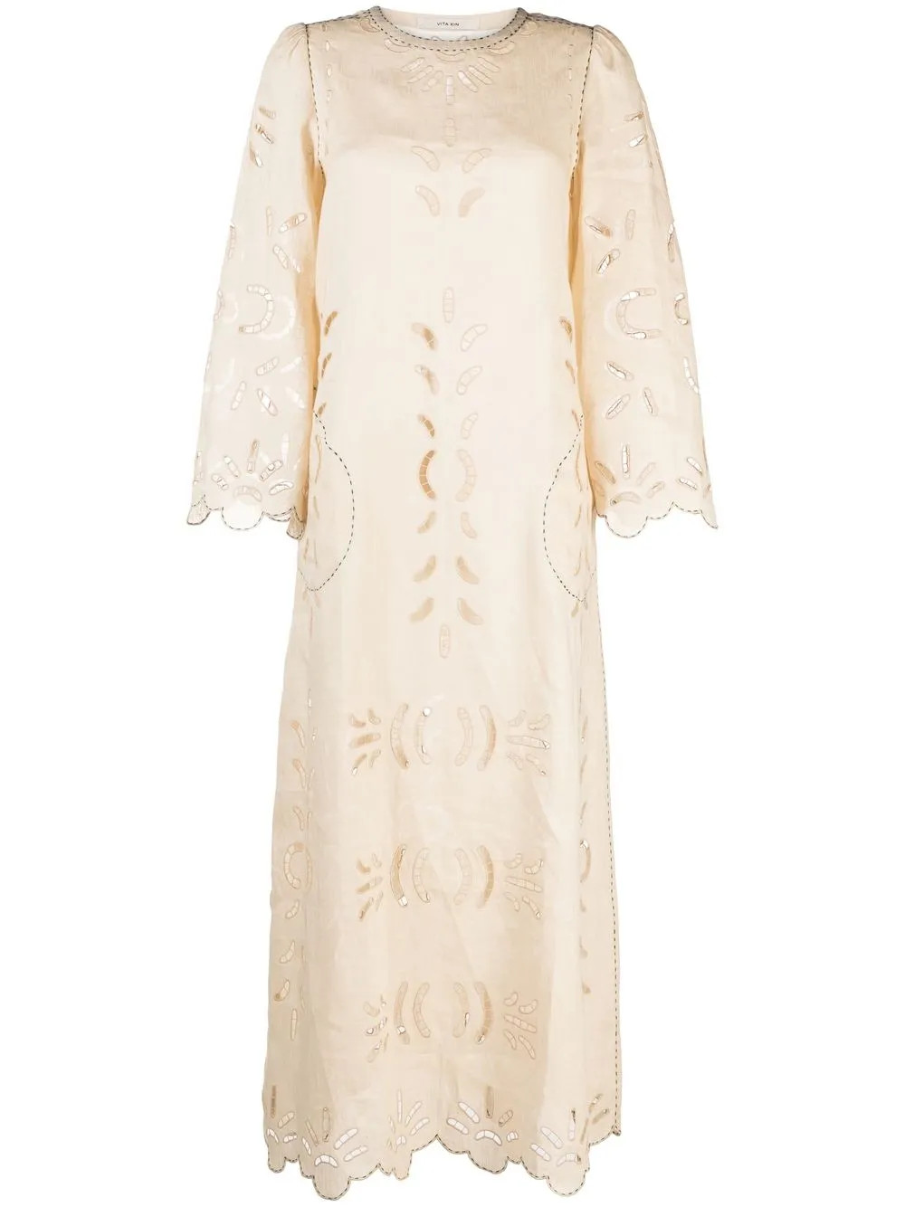 Vita Kin Broderie Anglaise Maxi Dress - Farfetch | Farfetch Global