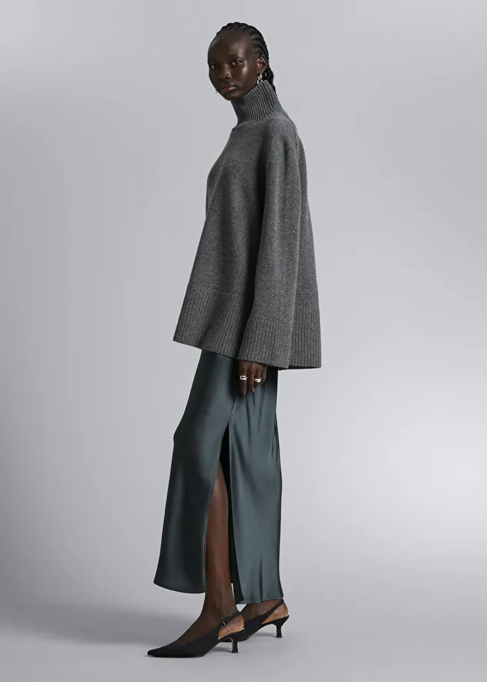 Satin Midi Skirt | & Other Stories US